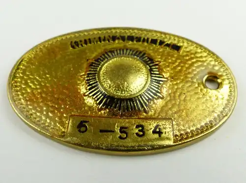 e11861 Original Kripomarke DDR 5-534 Brandenburg Frankfurt Oder Ehrengeschenk