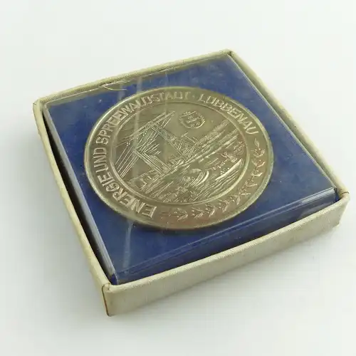e11855 Original alte Medaille Energie und Spreewaldstadt Lübbenau