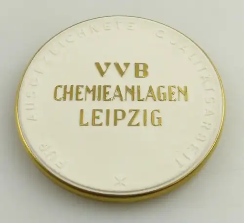 e11841 Meissen Qualitätsmedaille 1 Klasse VVB Chemieanlagen Leipzig DDR