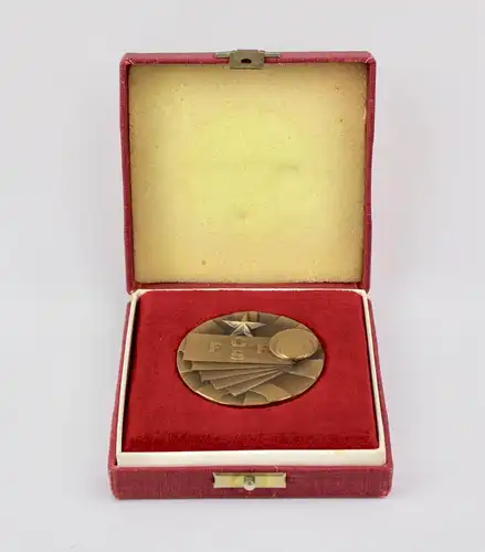 e11883 Original alte Medaille Bronze in OVP CSSR in OVP