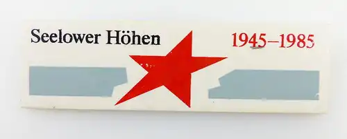 #e2060 Seelower Höhen 1945 - 1985 DDR Abzeichen