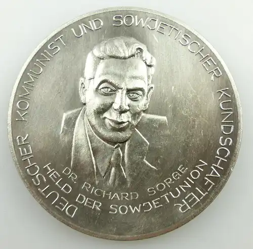 Medaille: Deutscher Kommunist und sowjetischer Kundschafter Dr. Sorge e1462