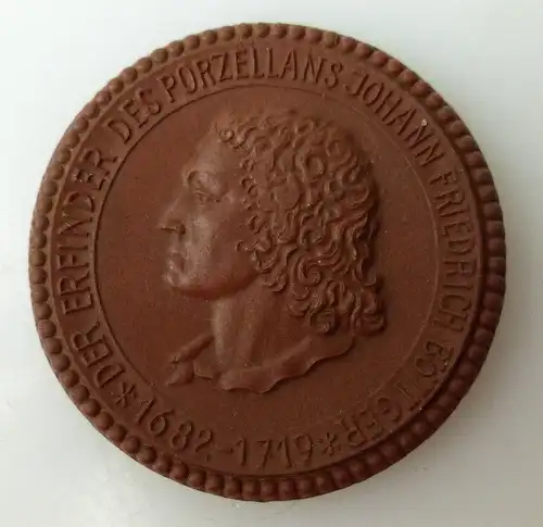 Meissen Medaille: Der Erfinder des Porzellans Johann Friedrich Böttge, Orden1427