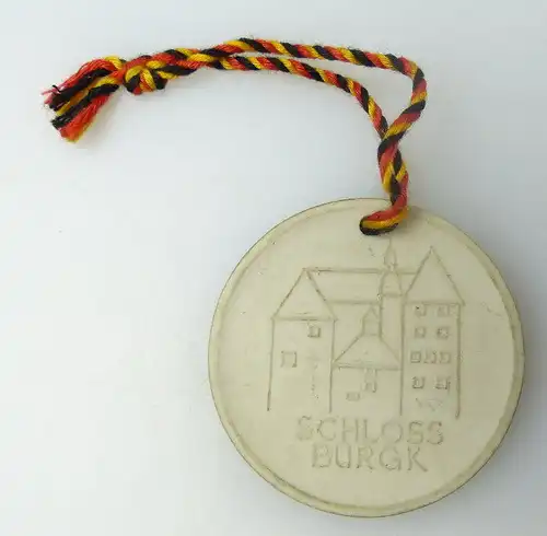 Meissen Medaille: BURGK staatliches Heimat- und Schlossmuseum Schloss  bu0676