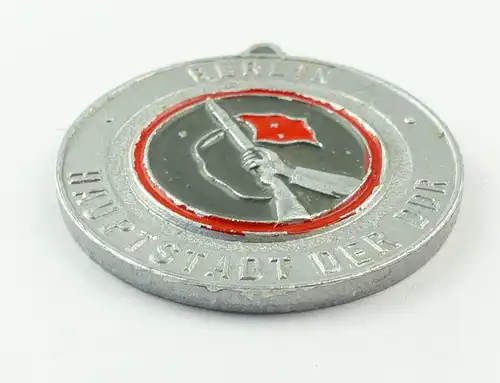 e10142 Seltene Medaille Kampfgruppen der DDR silberfarben 29.9.1973 Berlin