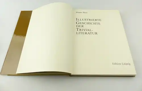 e11988 Illustrierte Geschichte der Trivialliteratur Leipzig 1983 im Schuber