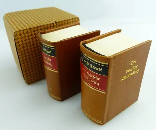 2 Minibücher: Der deutsche Bauernkrieg Friedrich Engels altdeutsche Schrift e046