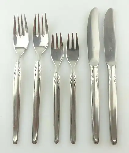 E9582 6 teiliges WMF Besteck Cromargan Germany Inox