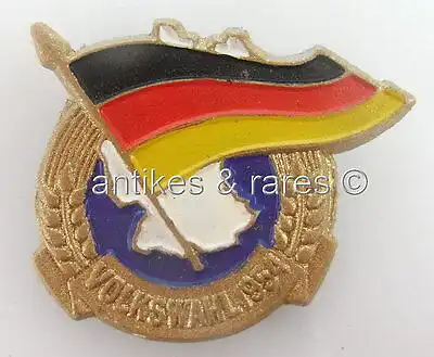 DDR Medaille Volkswahlen 1954