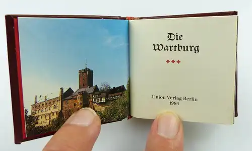 Minibuch : Die Wartburg, Union Verlag Berlin 1984 /r602