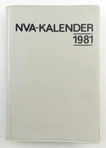 #e5924 Kleiner Taschenkalender der Nationalen Volksarmee NVA Militärverlag 1981