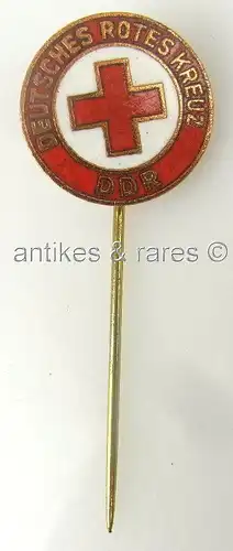 DDR Allgemeines Rotes Kreuz Abzeichen Eisen goldfarben emailliert
