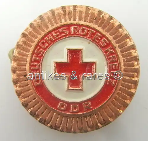 DDR Abzeichen Treueabzeichen in Bronze für 10 Jahre Deutsches Rotes Kreuz DDR
