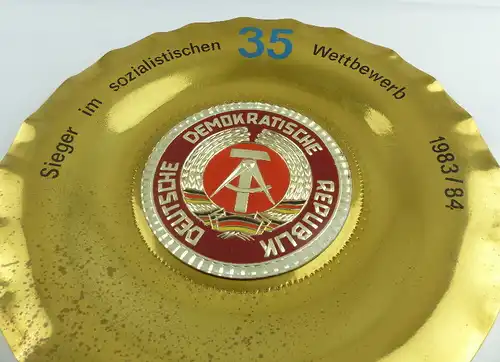 Andenkenteller: DDR Sieger im sozialistischen 35 Wettbewerb 1983/84, so238