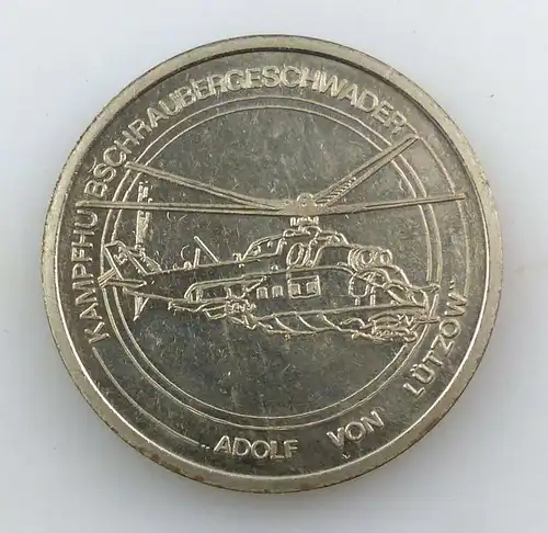 e9448 Alte DDR Medaille Kampfhubschraubergeschwader Adolf von Lützow