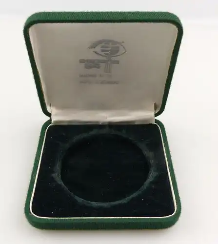 e12037 Original alte Medaille aus Bronze Spanien 1984 Comisario in OVP