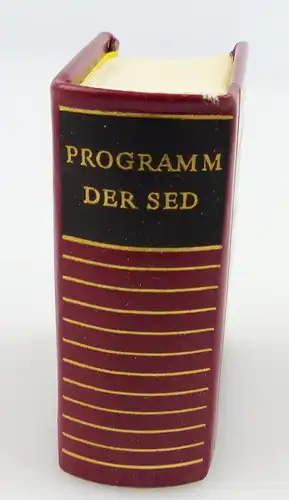 Minibuch : Programm der SED, Dietz Verlag Berlin 1982 /r608