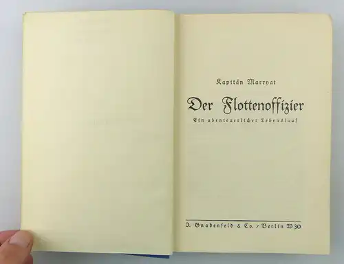 Buch: Kapitän Marryat Der Flottenoffizier Ein abenteuerlicher Lebenslauf e1562