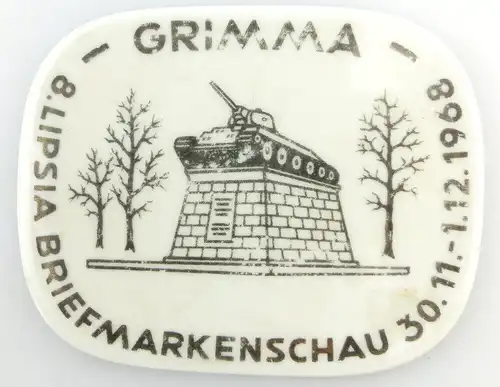 Medaille: GRIMMA 8. Lipsia Briefmarkenschau 30.11.-1.12.1968 e1554