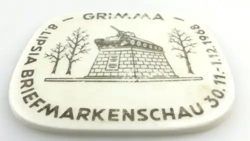 Medaille: GRIMMA 8. Lipsia Briefmarkenschau 30.11.-1.12.1968 e1554