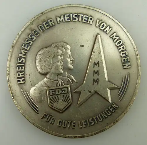 Medaille: FDJ MMM Für gute Leistungen Kreismesse der Meister von Morg, Orden1701