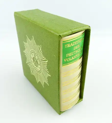 Minibuch : Traditonen der Volkspolizei Graphischer Großbetrieb Leipzig 1985 e330