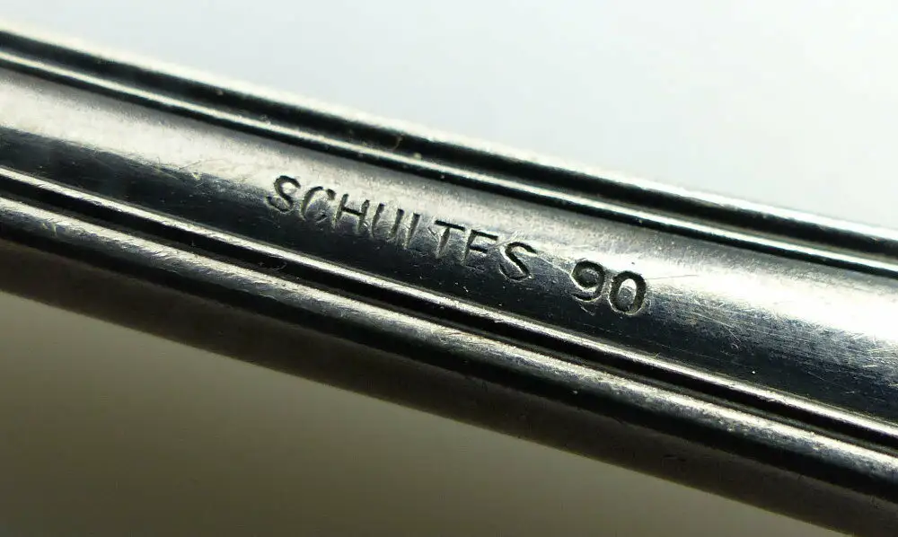 Altes 20 tlg. Gründerzeit Besteck in 90er Silberauflage e677 8