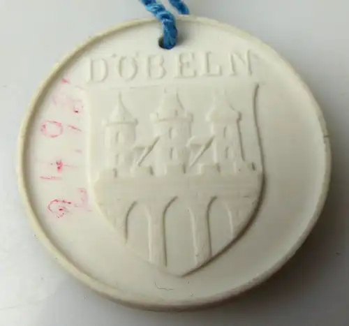 Meissen Medaille: Döbeln Wappen, Orden1417