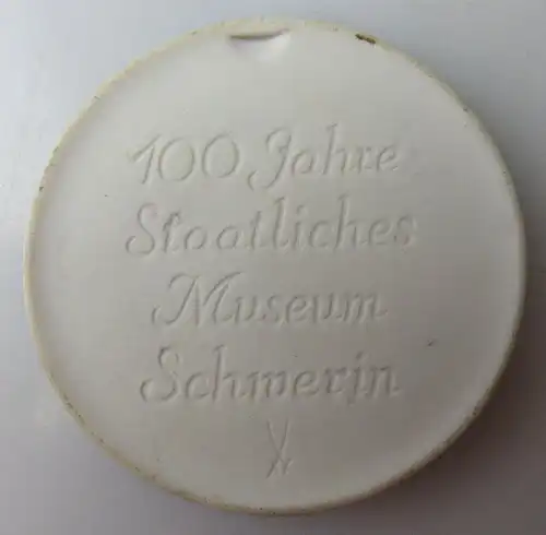 Meissen Medaille 100 Jahre Staatliches Museum Schwerin Orden1415