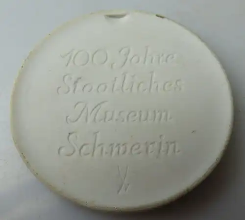 Meissen Medaille 100 Jahre Staatliches Museum Schwerin Orden1415