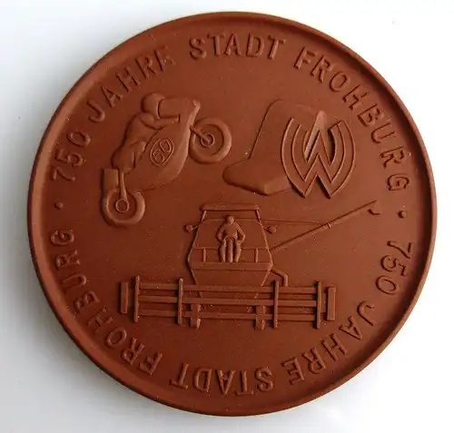 Meissen Medaille: 750 Jahre Stadt Frohburg 1233-1983, Orden2214