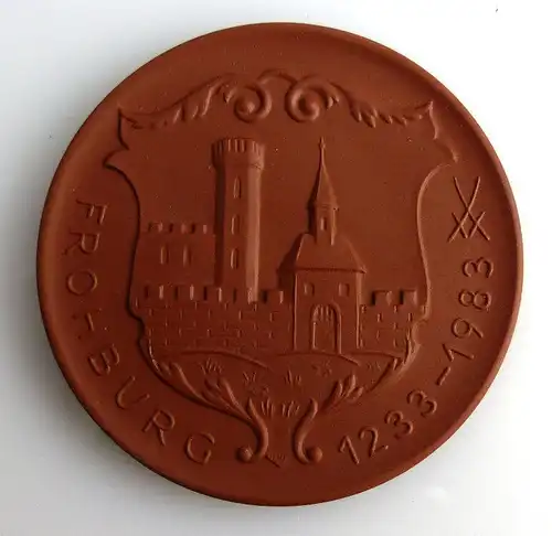 Meissen Medaille: 750 Jahre Stadt Frohburg 1233-1983, Orden2214