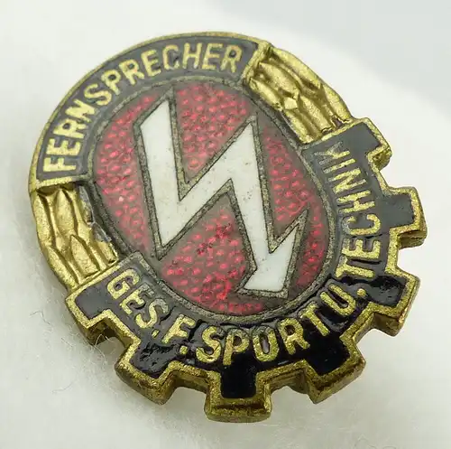 GST654a vgl. Band VII Nr. 654a in Gold Fernsprech Leistungsabzeichen 1958-1964