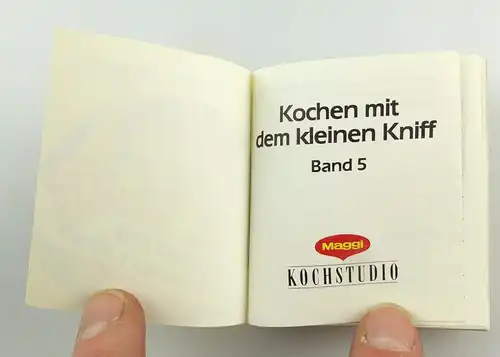 #e6151 Minibuch: MAGGI Kochstudio über 100 neue Rezepte mit Bildern Band 5 1992