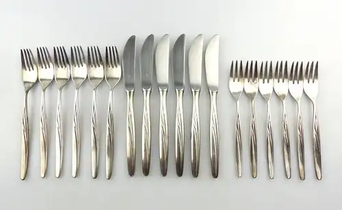 #e7036 6 Messer, 6 Gabeln und 6 Kuchengabeln von WMF in 90er Silberauflage