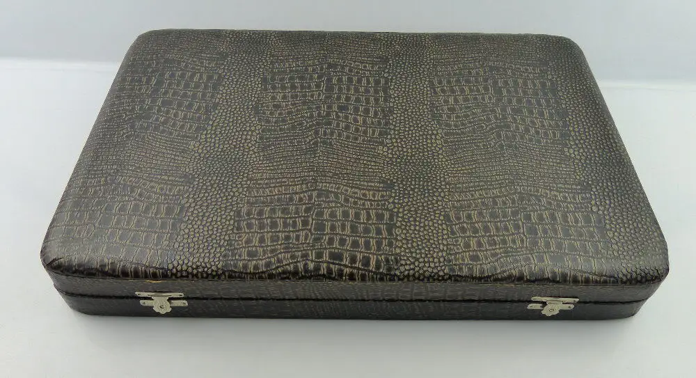 48 teiliges Smalcalda Besteck in 90/45er Silberauflage mit 2 Koffern e695 2