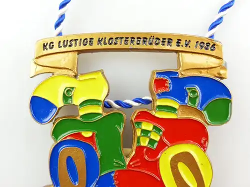 e9573 Karnevalsorden KG Lustige Klosterbrüder EV 1986 ganz Inrath steht Kopf