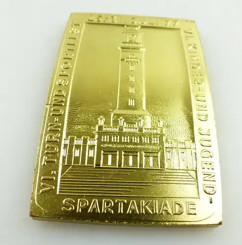 Medaille: DDR Leipzig VI. Turn- und Sportfest 25.-31. Juli '77 Spartakiade e1440