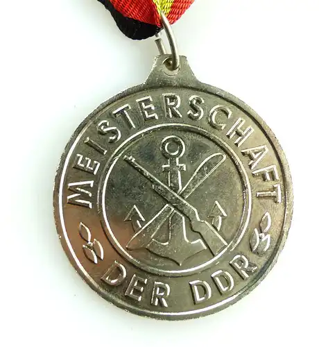 #e4178 DDR Medaille Meisterschaft der DDR Silber WKSV