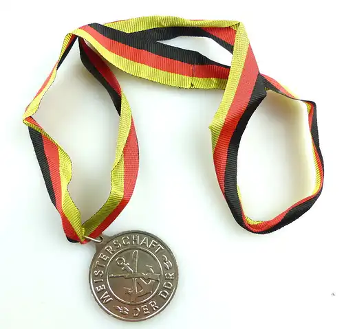 #e4178 DDR Medaille Meisterschaft der DDR Silber WKSV