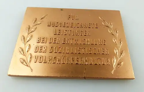 Medaille: Bezirksvorstand Frankfurt (Oder) DTSB e1099