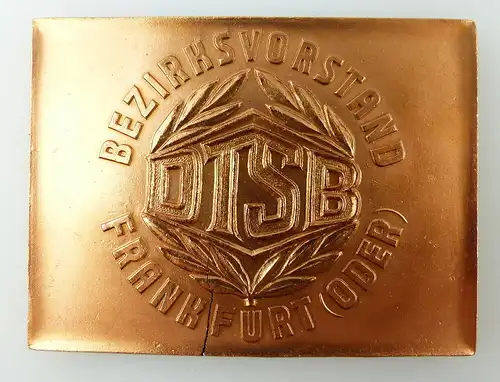 Medaille: Bezirksvorstand Frankfurt (Oder) DTSB e1099