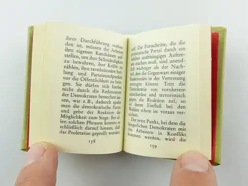 #e4374 Minibuch: Zur Geschichte des Bundes der Kommunisten Marx / Engels 1988
