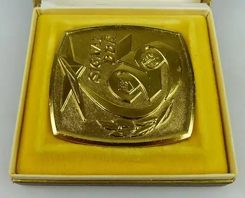 Medaille: Signal DDR 25, goldfarben, Orden1583