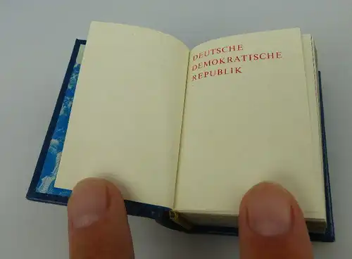 Minibuch Deutsche demokratische Republik Verlag Zeit im Bild bu0367