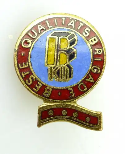 #e2199 Beste Qualitätsbrigade IB KD Abzeichen in Gold DDR