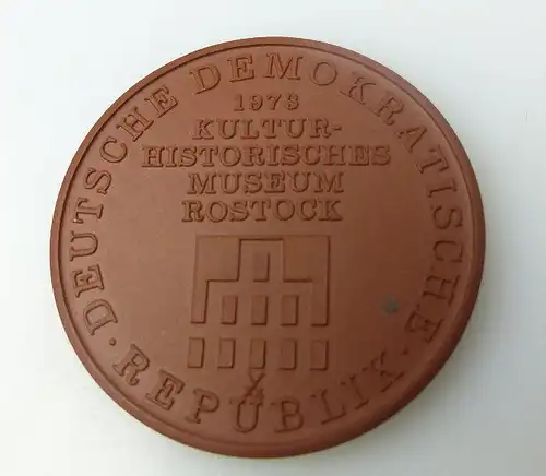 Meissen Medaille DDR kulturhistorisches Museum Rostock bu0653