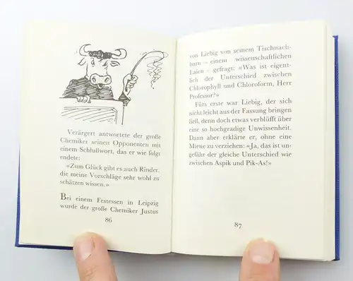 #e5875 Minibuch: Leipziger Anekdoten aus Kultur und Wissenschaft in Leinen