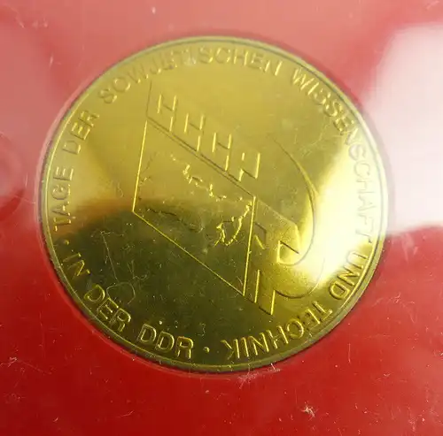 Medaille: CCCP Tage der sowjetischen Wissenschaft & Technik in de, Orden1990