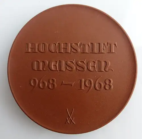 Meissen Medaille Hochstift Meissen 968-1968 Orden1989